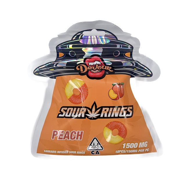 Devour 1500mg Gummies - Peach