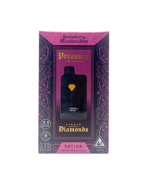 Pressure Liquid Diamonds Disposable (3.5g) - Strawberry Marshmallow