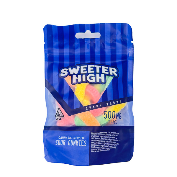 Sweeter High Gummies 500mg - Gummy Worms