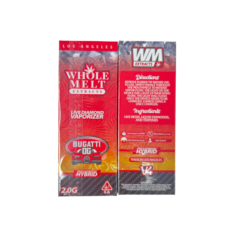 Whole Melts (2G) Live Diamond Disposable - Bugatti OG