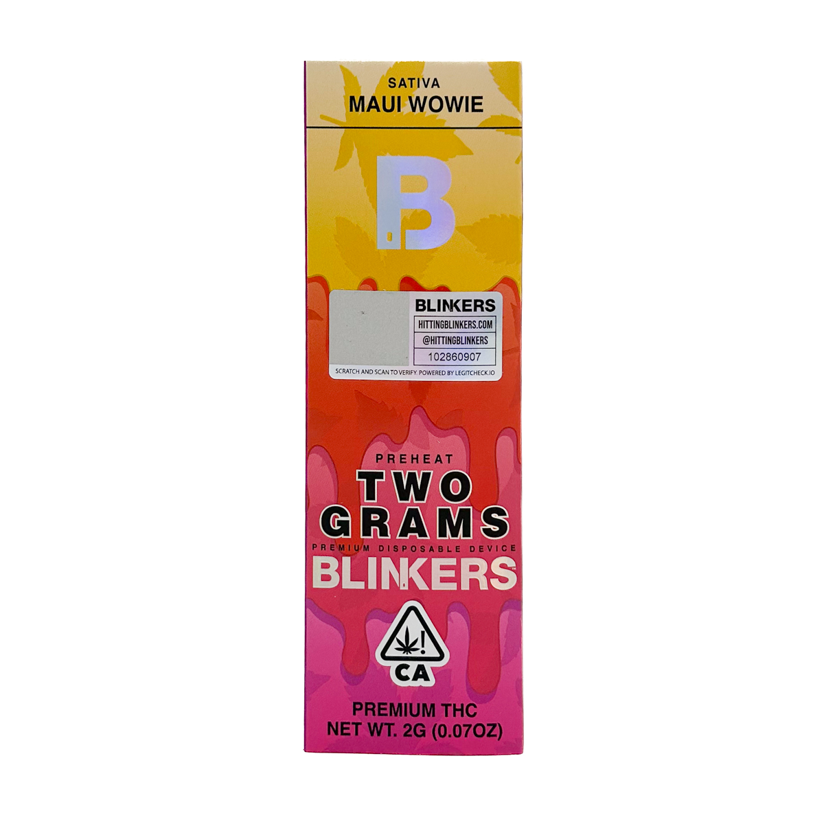 Blinkers Disposable Vapes (2G) - Maui Wowie - Image 2