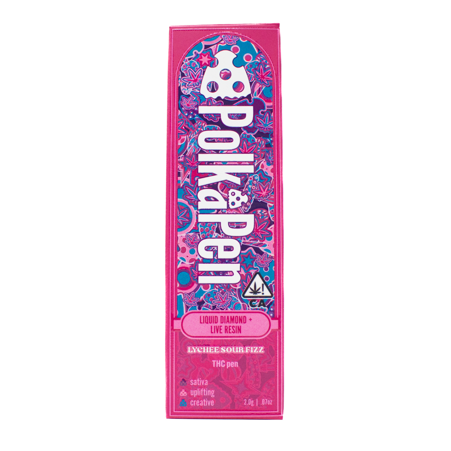PolkaPen Live Resin Disposable (2g) - Lychee Sour Fizz